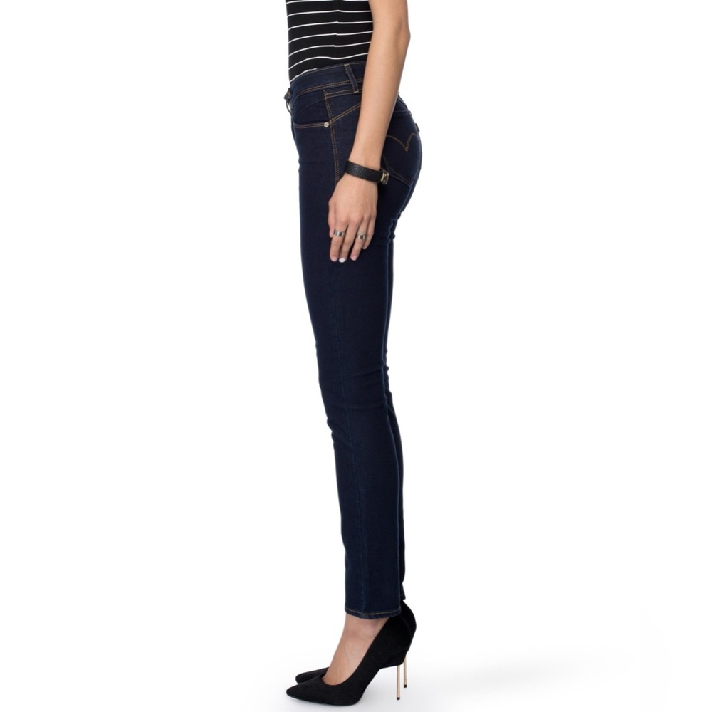 Levi's High Rise Demi Curve Dark Blue Skinny Jeans